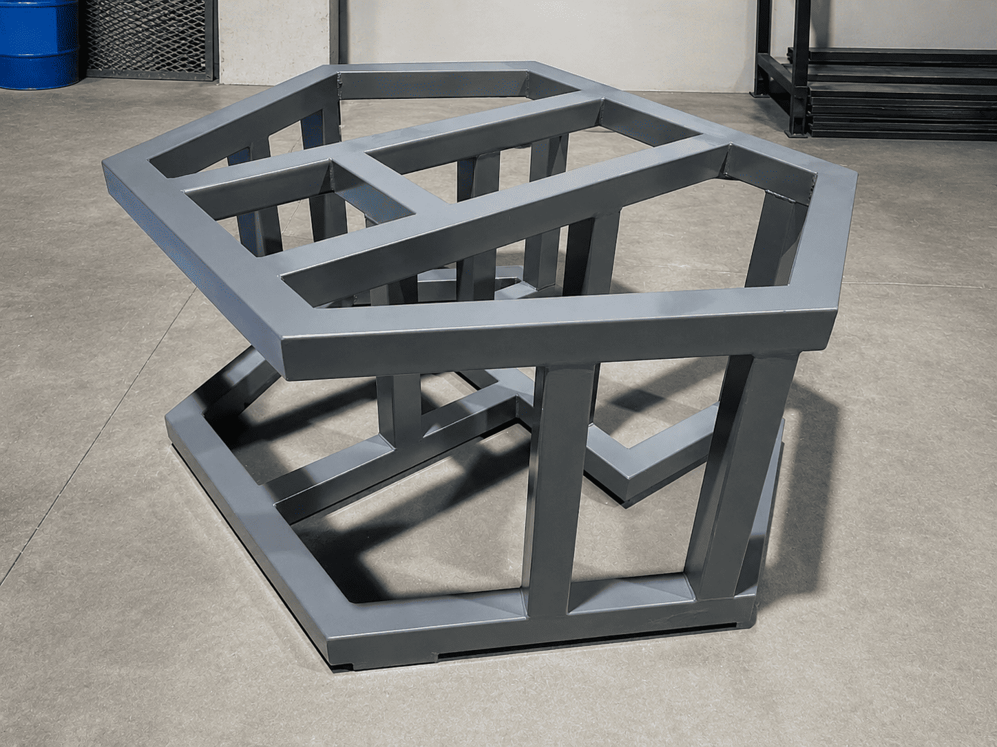 Fabricación y pintura de estructura base para estación de indezado