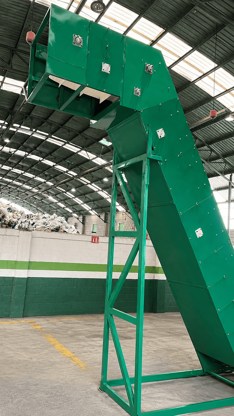 Pintura de estructura para conveyor tipo jirafa